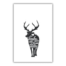 Load image into Gallery viewer, Modern Fashion Colorful Deer Composition Poster A4 Print Wall Picture Shop Living Room Home Decorative Art Canvas Painting AN009
