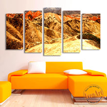 Load image into Gallery viewer, 5 Panel Chinese Park Mountain Landscape Pictures Home Decor Wall Art Canvas Prints Painting for Living Room Unframed
