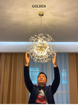 Load image into Gallery viewer, Restaurant clothing barber shop chandelier dandelion crystal chandelier creative personality cloakroom bedroom lamps
