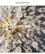 Load image into Gallery viewer, Restaurant clothing barber shop chandelier dandelion crystal chandelier creative personality cloakroom bedroom lamps
