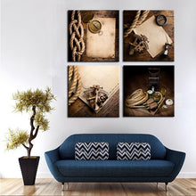 Load image into Gallery viewer, Unframed 4 Piece Modern Rope Watches Pictures Home Wall Decor Canvas Art Picture Print Painting On Canvas For Home Decor
