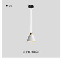 Load image into Gallery viewer, Dining room chandelier three minimalist dining table bar table lamp industrial style lamps bedroom bedside small chandelier
