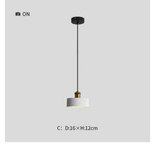 Load image into Gallery viewer, Dining room chandelier three minimalist dining table bar table lamp industrial style lamps bedroom bedside small chandelier
