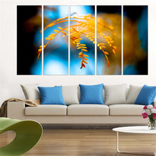 Load image into Gallery viewer, Golden Leaves Oil Painting Wall Painting Oil Picture Scenery Art Print on Canvas Landscape Poster Unframed Home Decoration 5pcs
