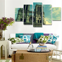 Load image into Gallery viewer, Modern Canvas Painting Building Wall Paintings Pictures Unframed HD A4 Print Poster Home Decoration Modular for Room Wall 5Pcs
