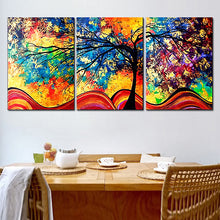 Load image into Gallery viewer, Drop-shipping Abstract Oil Painting Colorful Trees Modern Canvas Wall Art Picture No Frame Wall Pictures for Living Room 3pcs
