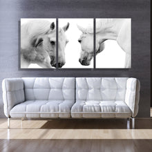 Load image into Gallery viewer, Oil Painting Canvas The White Horses Wall Art Decoration Painting Home Decor On Canvas Wall Pictures For Living Room (3PCS)
