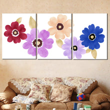 Load image into Gallery viewer, Oil Painting Canvas Print Flower Modern Home Decoration Picture Canvas Art Work Gift for Living Room Wall Poster 3pcs
