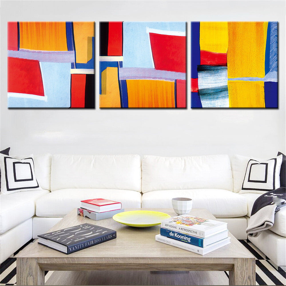 Pictures of Abstract Paintings Printed on Canvas Painting Posters and Prints Modern Cuadros Decoracion Abstracto Wall Art 3pcs