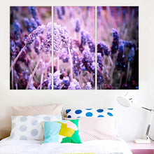 Load image into Gallery viewer, Purple Flower Lavender Oil Painting Beautiful Provence Scenery Picture Painting on Canvas Wall Poster Unframed Home Decoration
