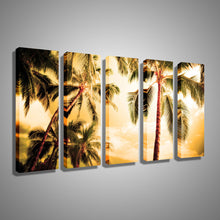 Load image into Gallery viewer, Oil Painting Canvas Tree Landscape Wall Art Decoration Home Decor On Canvas Modern Wall Pictures For Living Room(5PCS)
