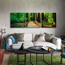 Load image into Gallery viewer, Oil Paintings Canvas Forest Trail Wall Art Decoration Home Decor On Canvas Modern Artwork Wall Pictures For Living Room (3PCS)
