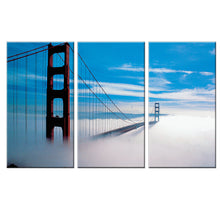 Load image into Gallery viewer, Unframed Canvas Painting Bridge HD A4 Art Print Home Decoration Landscape Modern Art Wall Picture for Livingroom Panels 3 Pieces
