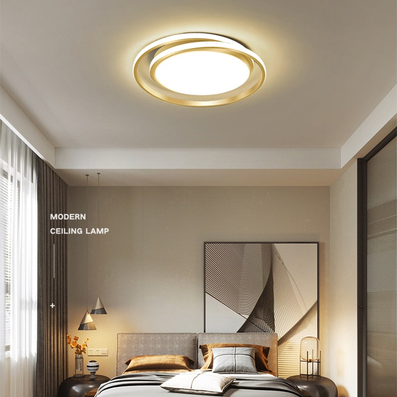 Bedroom lamp simple modern personality creative ceiling lamp restaurant room lamp Nordic lamps 2021 new lighting
