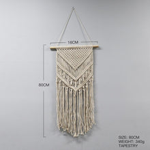 Load image into Gallery viewer, large  macrame tapestry  macrame wall hanging
