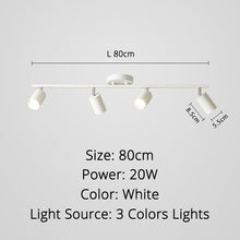Load image into Gallery viewer, Track light spotlight led ceiling lamp household surface mounted downlight living room background wall cloakroom small spotlight
