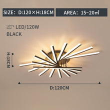Load image into Gallery viewer, Living room lamp simple modern led ceiling lamp creative atmosphere home bedroom room Nordic lamps 2021 new
