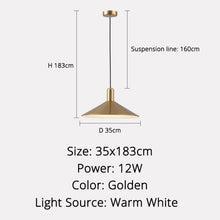 Load image into Gallery viewer, Triangle dining room chandelier industrial style hot pot shop dining table restaurant light bar table lamp tea room chandelier
