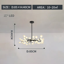 Load image into Gallery viewer, Firefly chandelier modern minimalist living room bedroom dining room lamp net red new creative ins Nordic lamps
