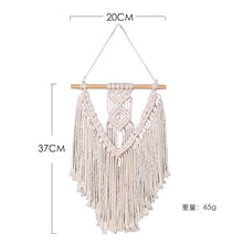 Load image into Gallery viewer, Boho  Small Macrame Tapestry Macrame Wall Hanging
