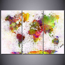 Load image into Gallery viewer, HD Printed 3 Piece Canvas Art Vintage World Map Picture Painting Home Decor Wall Art Abstract Poster for Living Room Artwork
