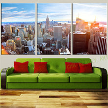 Load image into Gallery viewer, 3 Piece Canvas Wall Art New York Printed Oil Painting On Canvas  Wall Pictures for living Room Home Decoration Unframed
