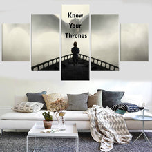 Load image into Gallery viewer, 5 panel painting canvas modern home decor game of thrones canvas print wall pictures for living room art Unframed
