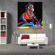 Load image into Gallery viewer, Colorful Canvas Paint Animal Series Print On Canvas Wall Decor Wall Pictures For Living Room Artwork
