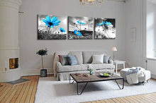 Load image into Gallery viewer, 3 Panel Cosmos flowers blooming decoration pictures  home decor printed paintings on canvas wall pictures for living room
