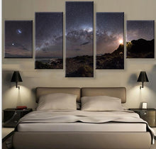 Load image into Gallery viewer, 5 Panels Canvas Painting Wall Art Dream Star Wall Pictures For Living Room Decorative Pictures Printed  Unframed
