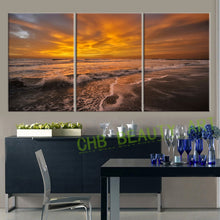 Load image into Gallery viewer, 3 Piece Canvas Wall Art Sea Wave Painting  Wall Pictures For Living Room Home Decoration Canvas Print Unframed
