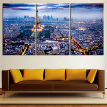 Load image into Gallery viewer, 3 Piece Canvas Wall Art Printed Oil Painting On Canvas Eiffel Tower in Paris wall Pictures for living Room Unframed
