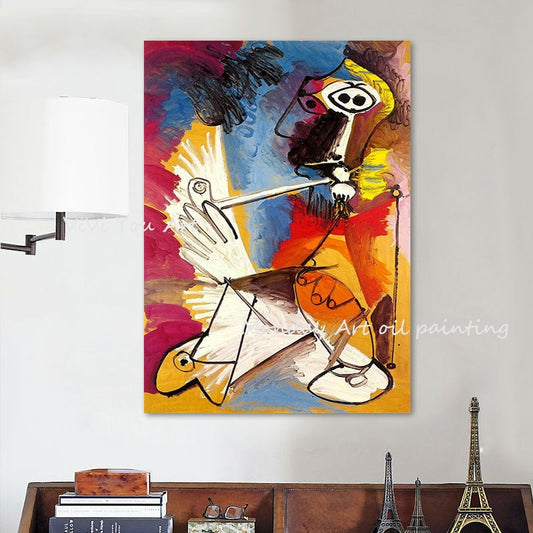 Picasso Oil painting Hand painted abstract oil painting modular painting figure artwork wall picture wall pictures for bedroom