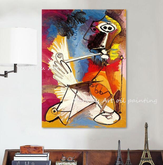 Picasso Oil painting Hand painted abstract oil painting modular painting figure artwork wall picture wall pictures for bedroom