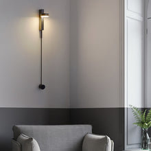 Load image into Gallery viewer, Modern Minimalist Wall Lamps Living Room Bedroom Bedside 16W AC96V-260V LED Sconce black white Lamp Aisle Lighting decoration

