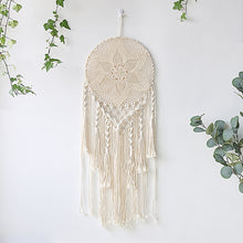 Load image into Gallery viewer, Macrame Wall Hanging Boho Home Decor Hook Flower Dream Catcher
