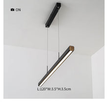Load image into Gallery viewer, Minimalist dining room chandelier modern minimalist led long dining table dining room bar chandelier Nordic office lamp
