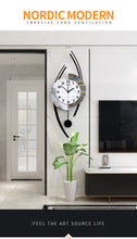 Load image into Gallery viewer, On Sale Large Creative Acrylic Decorative Wall Clock Modern Design Living Room Home Decoration Wall Watch Wall Stickers
