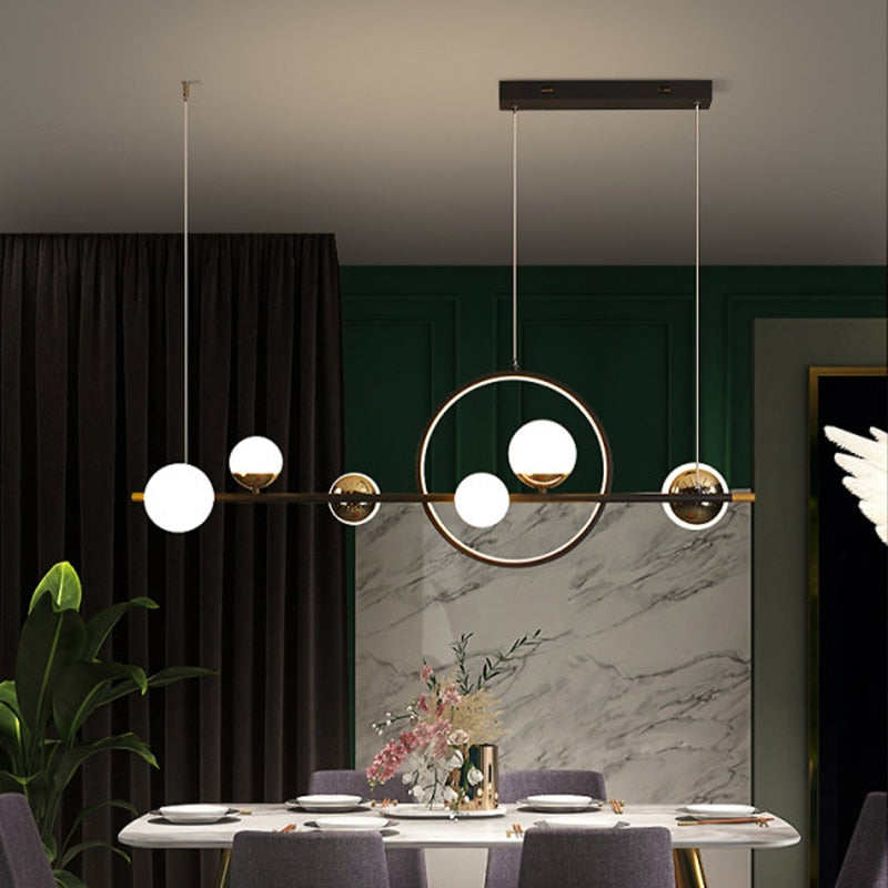 Dining room chandelier home atmospheric dining room light Nordic personality bar table lighting modern and simple