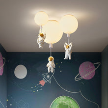 Load image into Gallery viewer, Bedroom lamp light luxury children&#39;s room chandelier boy girl room ceiling lamp cartoon simple space lighting
