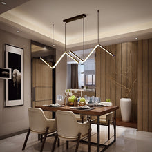 Load image into Gallery viewer, Dining room chandelier modern minimalist atmosphere home bar cafe lighting 2021 new Nordic lamps
