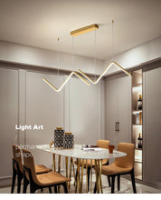 Load image into Gallery viewer, Dining room chandelier modern minimalist atmosphere home bar cafe lighting 2021 new Nordic lamps
