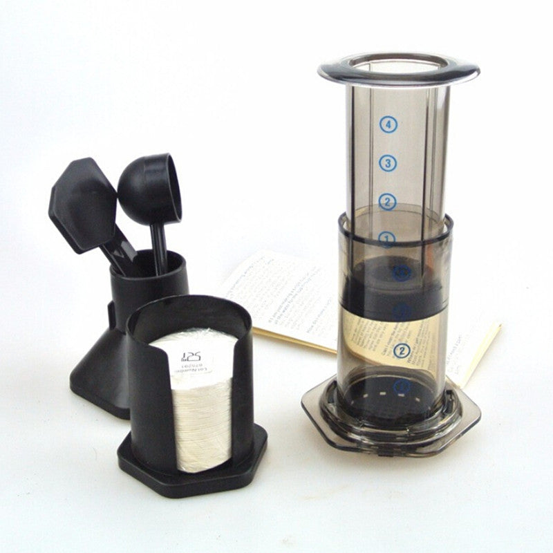 Free shipping The portable coffee pot / Similar AeroPress Espresso coffee filters + 350pcs coffee machine filter paper