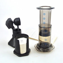 Load image into Gallery viewer, Free shipping The portable coffee pot / Similar AeroPress Espresso coffee filters + 350pcs coffee machine filter paper
