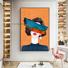 Load image into Gallery viewer, Lady Abstract Oil Painting
