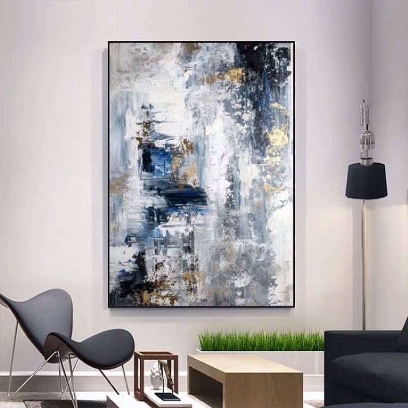 Large original Hand Painted Abstract Painting Modern abstract painting hand painted oil painting  wall art abstract textured art