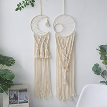 Load image into Gallery viewer, Macrame Dream Catcher Boho Home Decor Macrame Wall Hanging with LED String Light Gift for Kids, Teenage Girls Women
