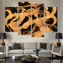 Load image into Gallery viewer, New Arrival! MODERN ABSTRACT OIL PAINTING CANVAS ART Abstract Figures Golden Decoration Oil Painting A026
