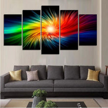 Load image into Gallery viewer, Color Painting Canvas Modern 3D 5 Piece Abstract Wall Art Oil Picture Home Decoration for living room

