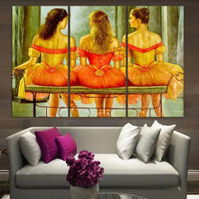 Load image into Gallery viewer, Ballet Dancer Canvas Oil Painting for Living Room Picture Modern Abstract Oil Painting printed On Canvas Wall Art No Frame
